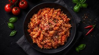Arrabbiata vegan pasta