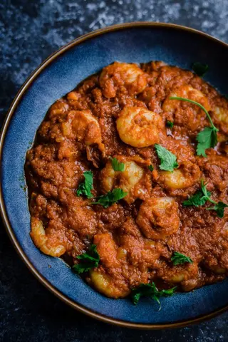 Caril de Camarão / Curry Prawn 