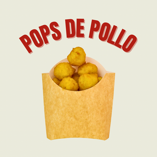 Pops de pollo + salsa BBQ (8U.)