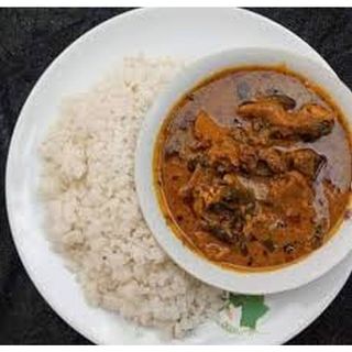 White Rice & Ofe Akwu