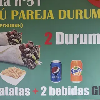 Menú Pareja Durum