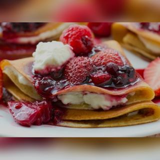 crêpes fruits de saison