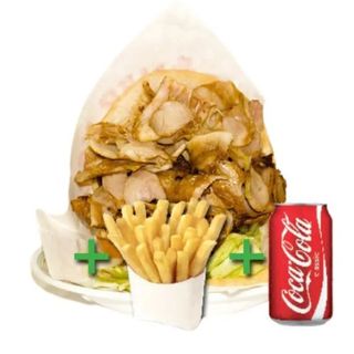Menú Döner Kebab Pollo Con Refresco Y Patatas