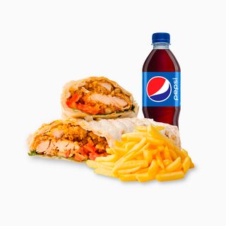 Ролл наггетс + картофель + Pepsi 0,5 л