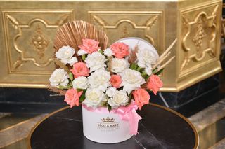 Composition Rose Blanc