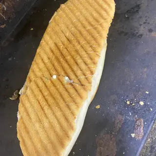 Panino piastrato speck, funghi e maionese