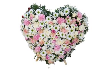 Kompozycja sezonowych kwiatów w pastelowej kolorystyce XXL