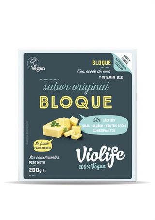 Bloque Vegano Queso Original Violife 200Gr