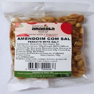 Amendoim com Sal 125 gr