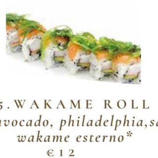 15. Wakame roll 8 pz