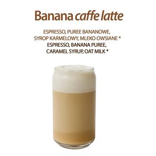 Banana caffe latte can