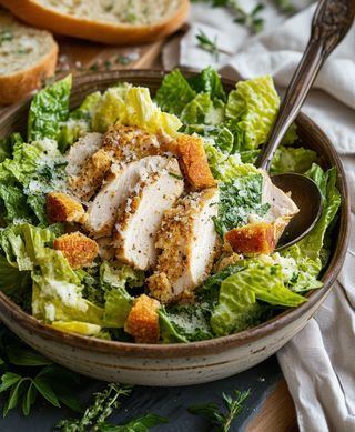 Sałatka cezar z kurczakiem