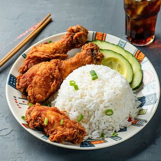 Chicken Pilau +1Bouled Egg +1Pc Extra Chicken + Soda