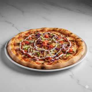 Pizza kebap completa