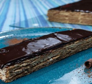 Bolo de Bolacha com Chocolate