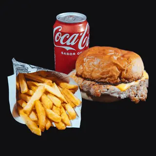MENU SINGLE CHICKEN SMASH BURGER