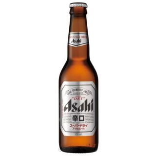 Cerveza Japonesa Asahi Botella (330 Ml)
