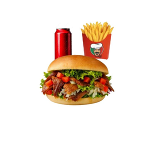 Panino kebab menù