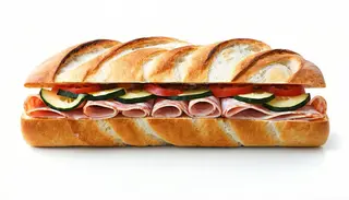 Panino con capocollo paesano e melanzane
