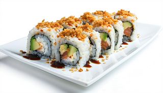 151. Uramaki tempura di gamberone