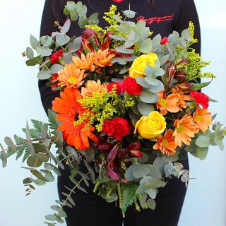 Ramo De Flores Cálido M