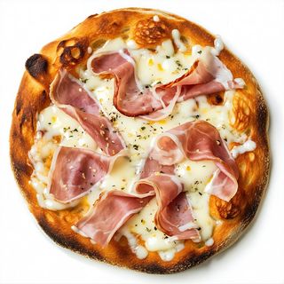 Pizza bianca - prosciutto crudo