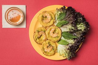 TORTITAS DE LANGOSTINOS