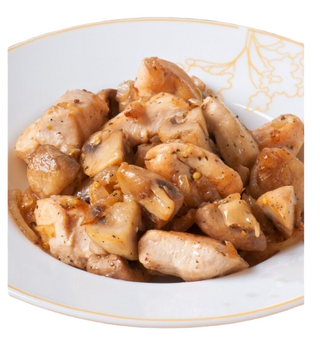 Pollo con champiñón