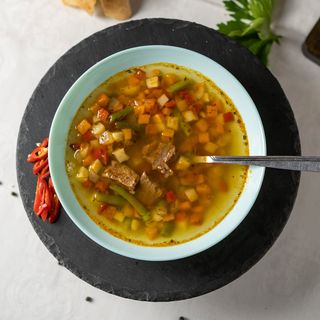 Paraszt csorba/Ciorbă ţărănească de porc