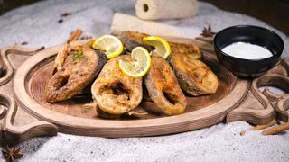 Форель жареная (1 кг.)