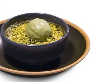 Crème Brulée De Pistacho