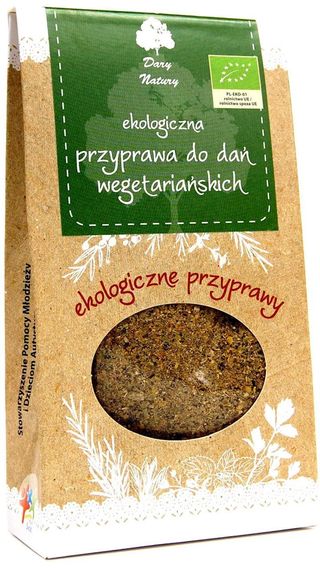 PRZYPRAWA DO DAŃ WEGETARIAŃSKICH BIO 40 g - DARY NATURY