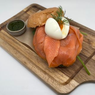 Salmon Bagel, GF