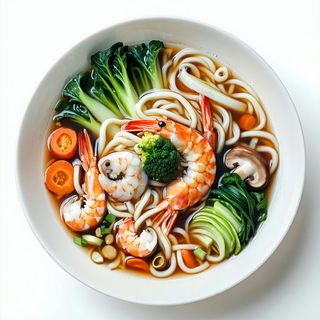 Udon con misto mare
