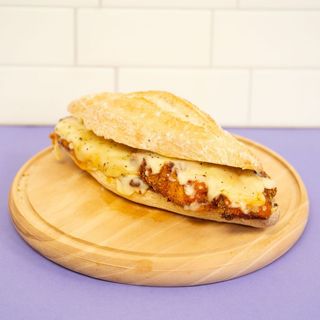 Bocata de milanesa de ternera