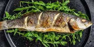 Lubina (Entera) a la brasa