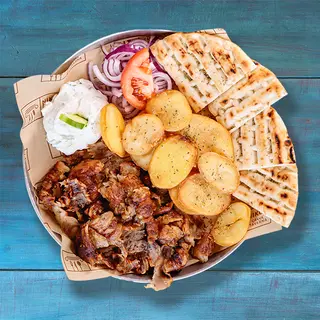 Portie medie gyros mixt