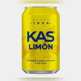 KAS Limón Refresco con gas sabor Limón Lata 330ml