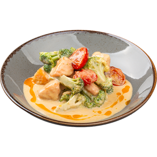 Лосось запечений в соусі Том Ям(вин)