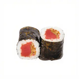 25. Maki Atún cebolla frita