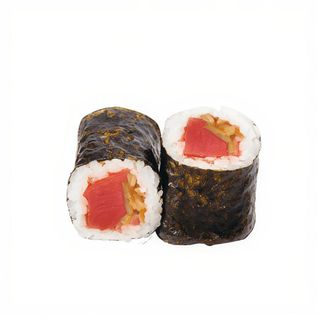 25. Maki Atún cebolla frita