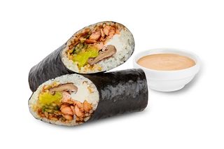 Суші буріто запечений лосось