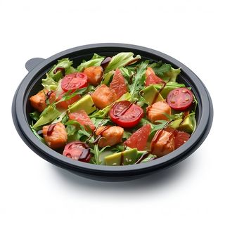 Салат з лососем