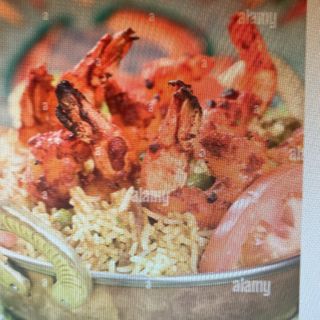 King prawn biriyani