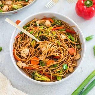 Chicken Stir Fry Spaghetti