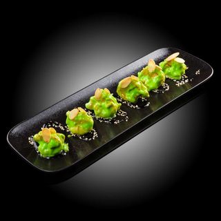 Креветки в соусе васаби