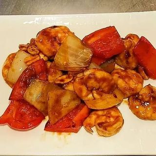 73 Gamberetti in salsa piccante