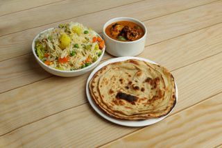 Chapati + Pilau + Beef + Soda