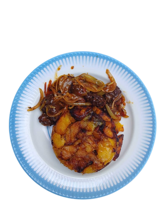 Alloco & Boulette De Boeuf Sauté