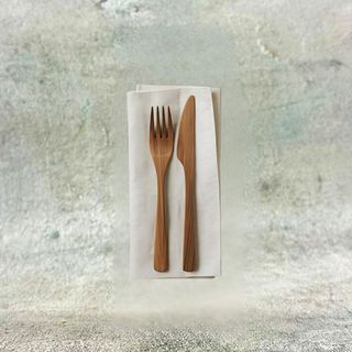 Kit di posate: forchetta, coltello e tovagliolo